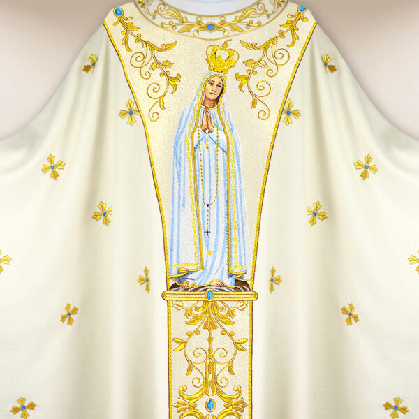 Embroidered chasuble "Our Lady of Fatima" - Image 2