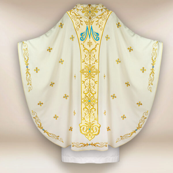 Embroidered chasuble "Our Lady of Fatima" - Image 3