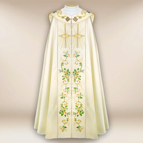 Embroidered wedding cope "Primavera" - Image 2