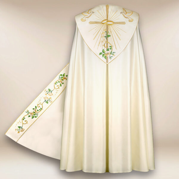 Embroidered wedding cope "Primavera"