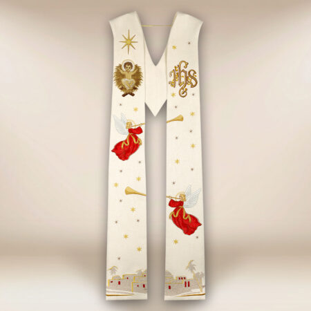 Embroidered stole "Glory of Angels"