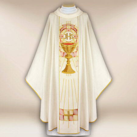 Embroidered chasuble "Light of the Eucharist"