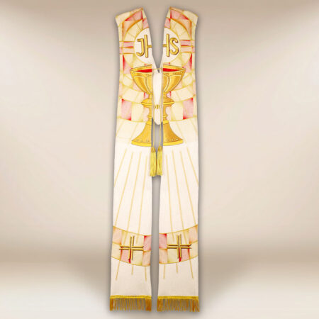 Embroidered stole "Light of the Eucharist"