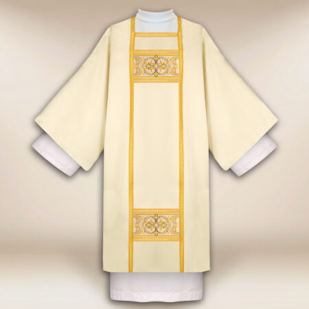 Embroidered dalmatic "Oremus"