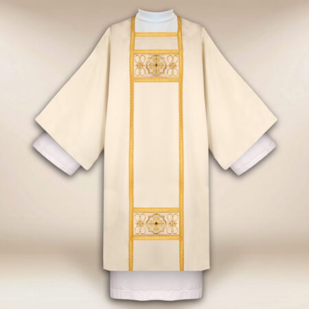 Embroidered dalmatic "Renaissance" ecru