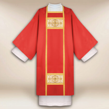 Embroidered dalmatic "Renaissance" red