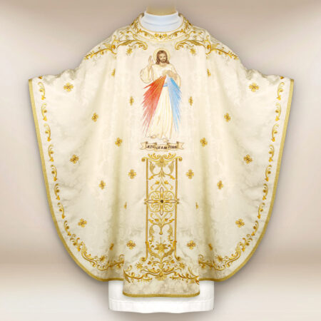 Embroidered chasuble "Merciful Jesus"