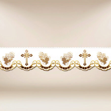 Embroidered lace "Golden Grape"