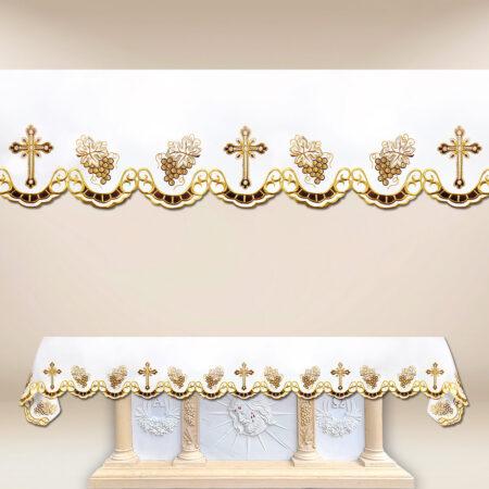 Embroidered tablecloth "Golden Grape" - any size