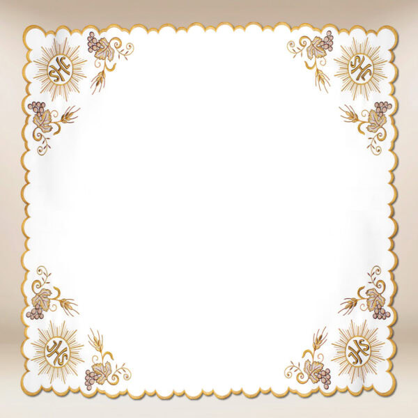 Embroidered napkin "Golden Chalice" 95x95