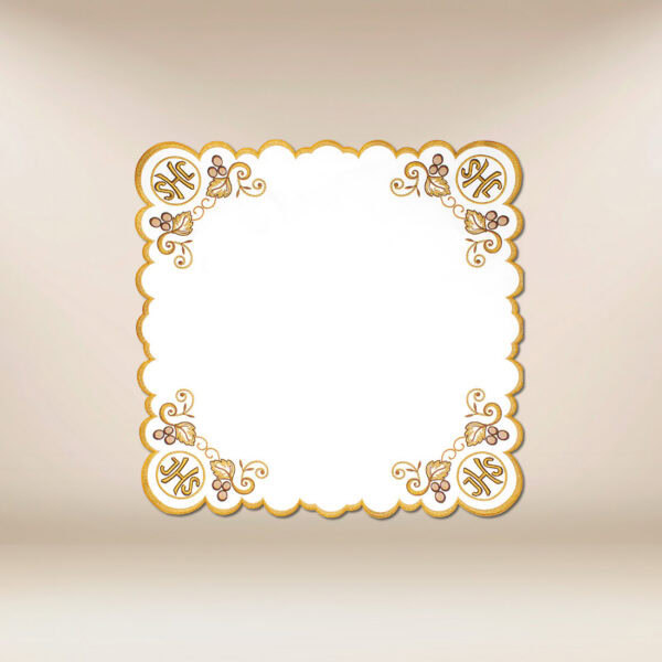 Embroidered napkin "Golden Chalice" 45x45