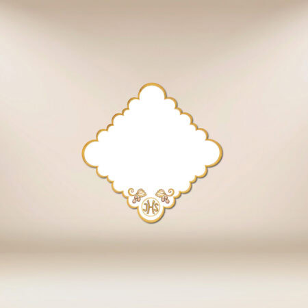 Embroidered napkin "Golden Chalice" 32x32
