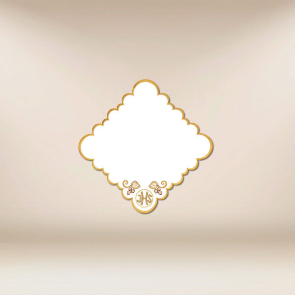 Embroidered napkin "Golden Chalice" 32x32