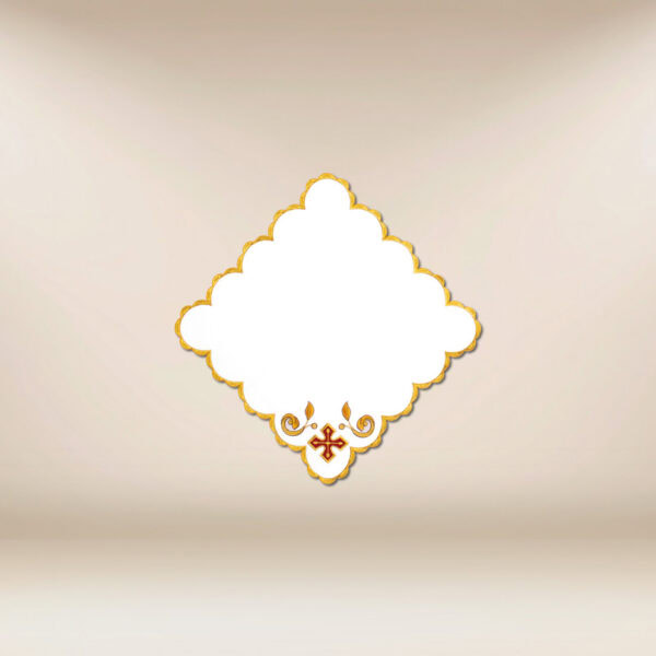 Embroidered "Lamb of God" napkin 32 x 32 cm