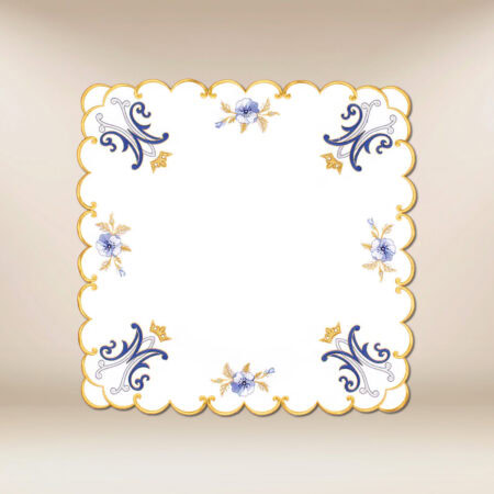 Embroidered napkin "Flower of Mary" 45x45