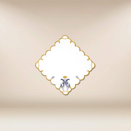 Embroidered napkin "Mary's Flower" 32x32