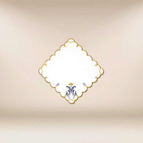 Embroidered napkin "Mary's Flower" 32x32