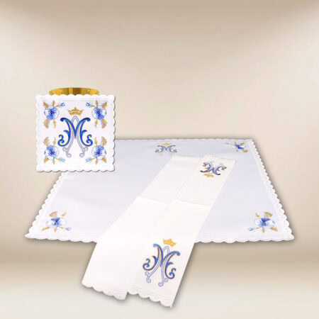 "Mary's Flower" Chalice Linen
