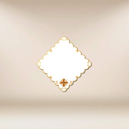 Embroidered napkin "Alfa D'Oro" 32 x 32 cm