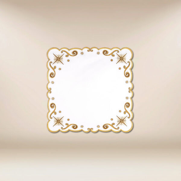 Embroidered napkin "Sacro Natale" 45x45