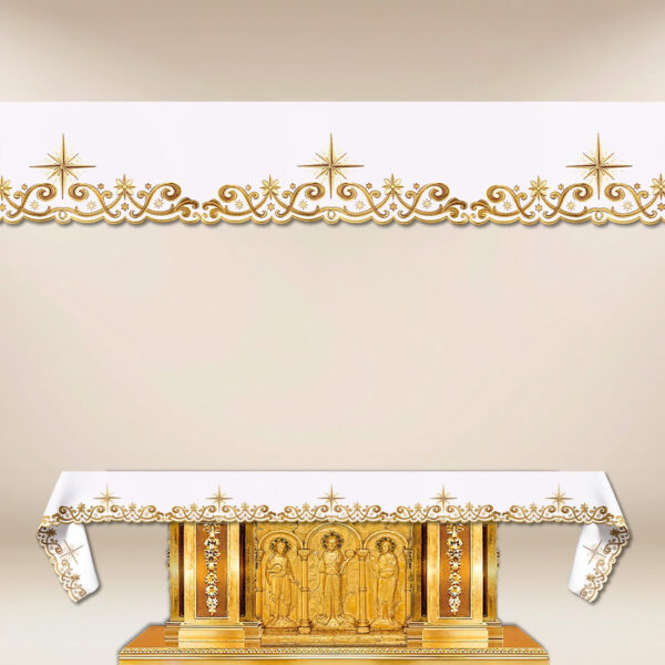 Embroidered tablecloth "Sacro Natale" - any size