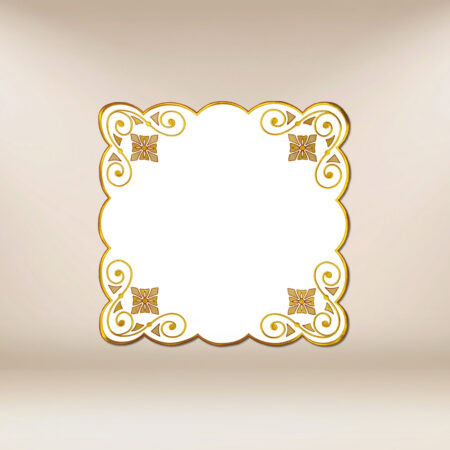 Embroidered napkin "Good News" 45x45