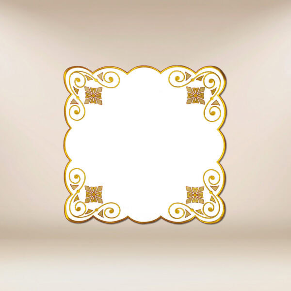 Embroidered napkin "Good News" 45x45