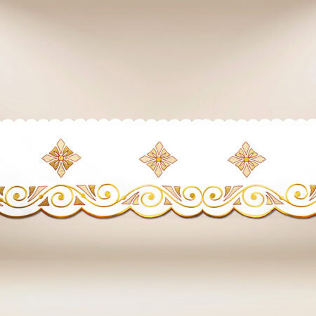 Embroidered lace "Good News"