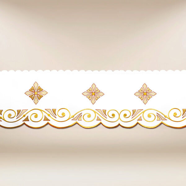 Embroidered lace "Good News"