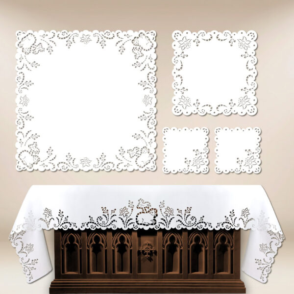 Openwork altar set for church "With the Lamb"