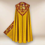 Embroidered cope "Heart of Jesus and Mary"