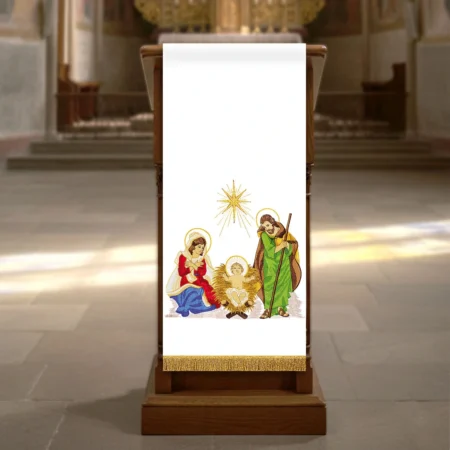 Embroidered lectern cover "Holy Family"