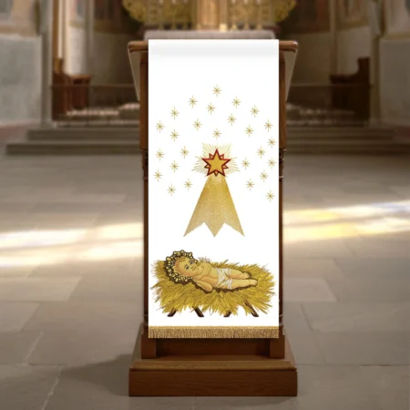 Embroidered lectern "W Żłóbku Leży"