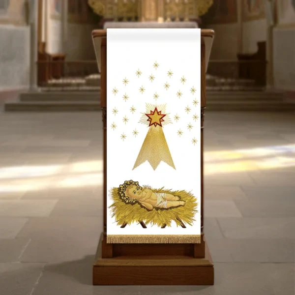 Embroidered lectern "W Żłóbku Leży"