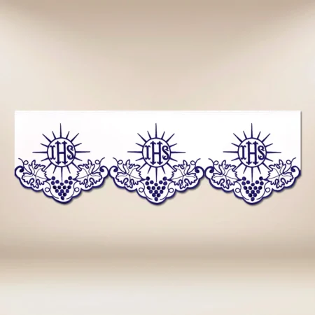 Embroidered "Cristiano" purple lace