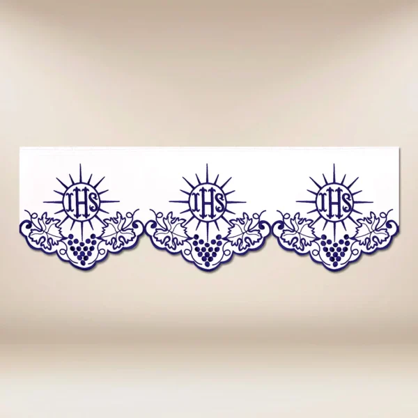 Embroidered "Cristiano" purple lace