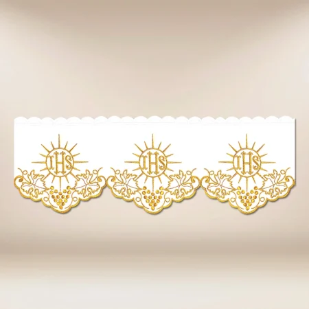 Embroidered lace "Cristiano" gold