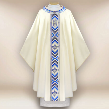 Embroidered chasuble "Moderno Mariano"