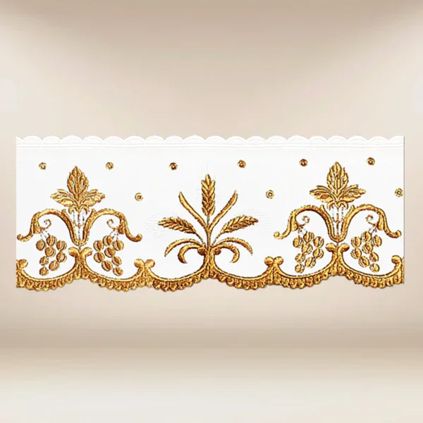 Italian Gold embroidered lace