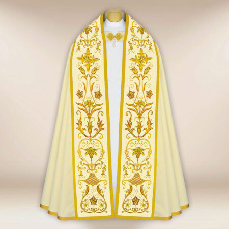Embroidered cope "Angelus"