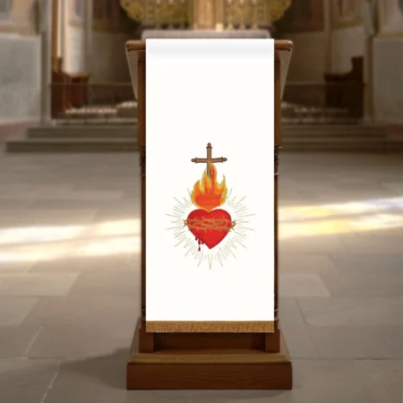 Embroidered lectern "Heart of Jesus"