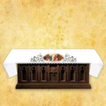 Openwork altar tablecloth - laser cut with thermal sublimation printing
