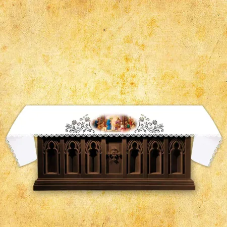 Openwork altar tablecloth - laser cut with thermal sublimation printing