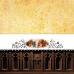 Openwork altar tablecloth - laser cut with thermal sublimation printing