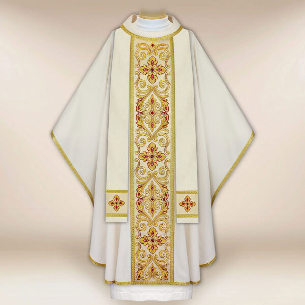 Embroidered chasuble "Domenica"