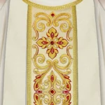 Embroidered chasuble "Domenica"