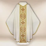 Embroidered chasuble "Domenica"