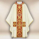 Embroidered chasuble "Comunione"