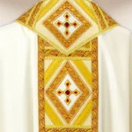 Embroidered chasuble "Monastero"