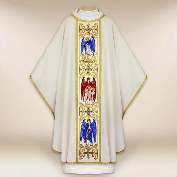 Embroidered chasuble "ArcAngeli"